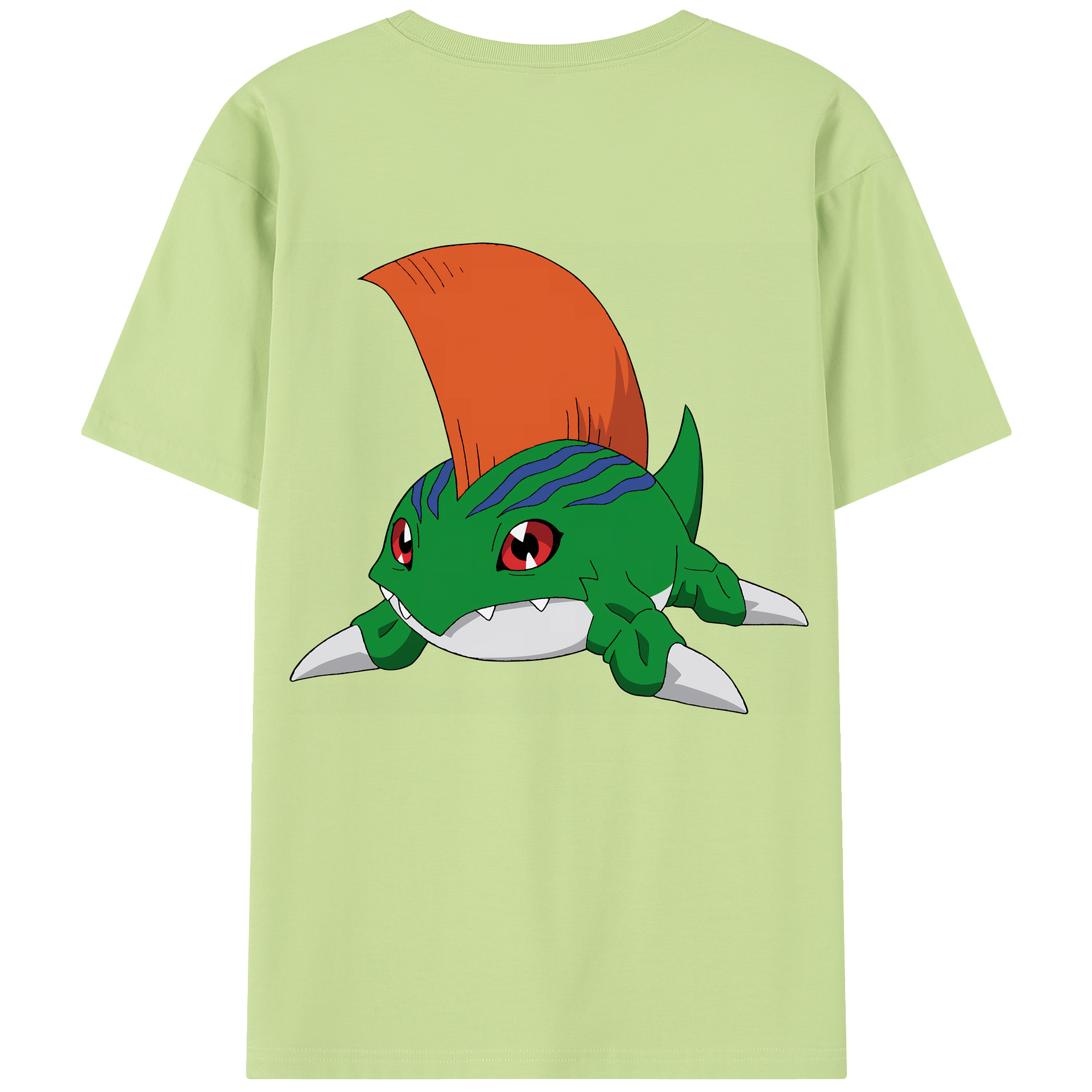 （画像用） Digimon デジタルモンスター/デジモン 綿100％半袖Tシャツ（背面プリント）